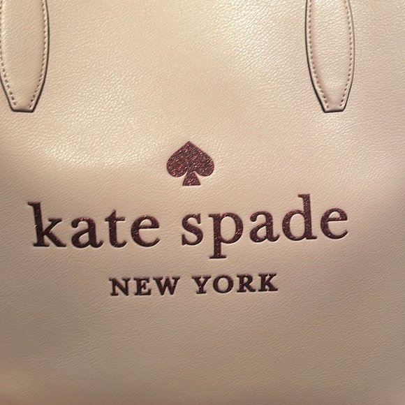 Kate Spade Blush Pink Tote with Pouch - Picture 3 of 12